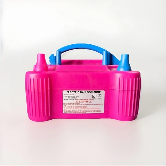 Used Electric Balloon Air Pump 73005 Pink AC 110V 120V 60Hz 600W Blower Party - Picture 1 of 9